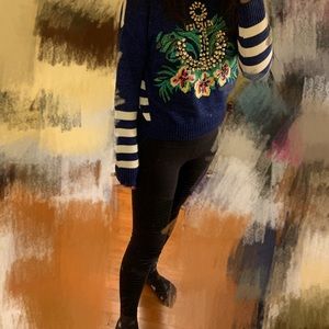 Embellished sweater